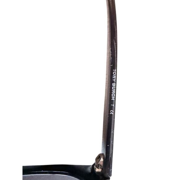 Tory Burch Black Cat-Eye Sunglasses TY7123 w/ Case & Pouch